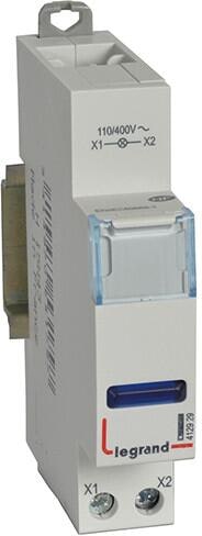 Legrand 412929 CX3 Meldeleuchte LED blau, 110/400V