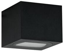 Brumberg QUADER LED-Wandanbauleuchte, IP65, direkt / indirekt strukturgraphit, 640.0 lm, 3000 K (10121103)