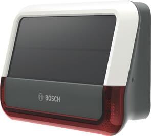 Bosch Smart Home Außensirene, kabellos, mit Solarpanel, schwarz (8750001471)