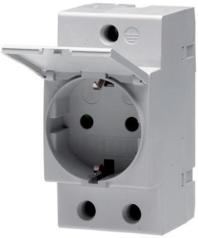 ABB M1175-C Schuko Steckdose mit Klappdeckel (2CSM211000R0721)