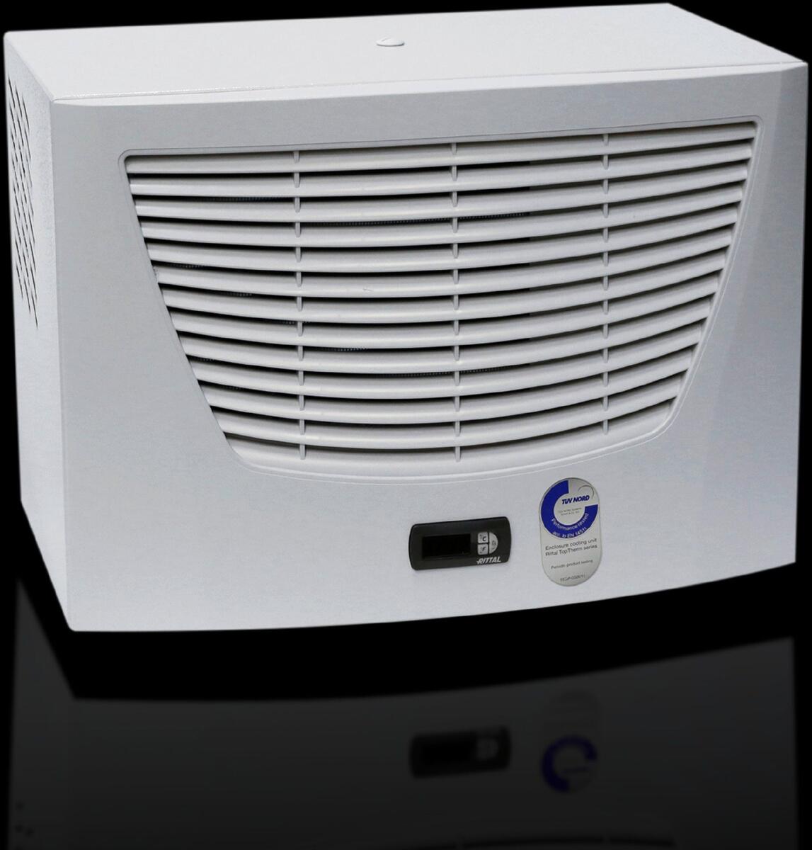 Rittal SK 3382.500 Kühlgerät Blue e, Dachaufbau, 0,60 kW, 230 V, 1~, 50/60 Hz, Stahlblech, BHT: 597 x 417 x 380 mm