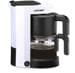 Cloer 5981 Single-Filterkaffeeautomat, 800 W, 5 Tassen, Tropf-Stopp-Funktion, schwarz/weiß