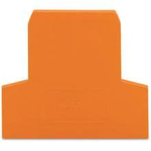 Wago 281-309 Abschluss- und Zwischenplatte, 2,5 mm, orange