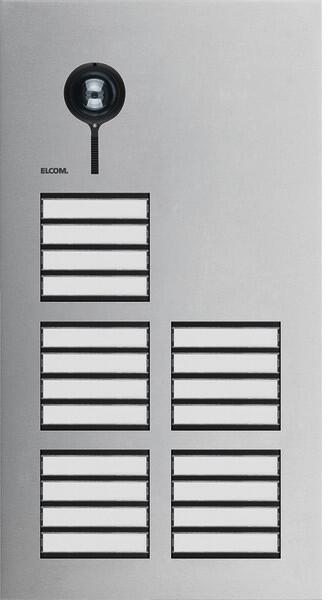 Elcom REQ520Y Türstation Video 20/2, 2-Draht, Edelstahl matt
