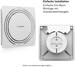Bosch Fan 1900 Badlüfter mit Lichtschalteraktivierung, für 100mm Rohre, weiß (7733703548)