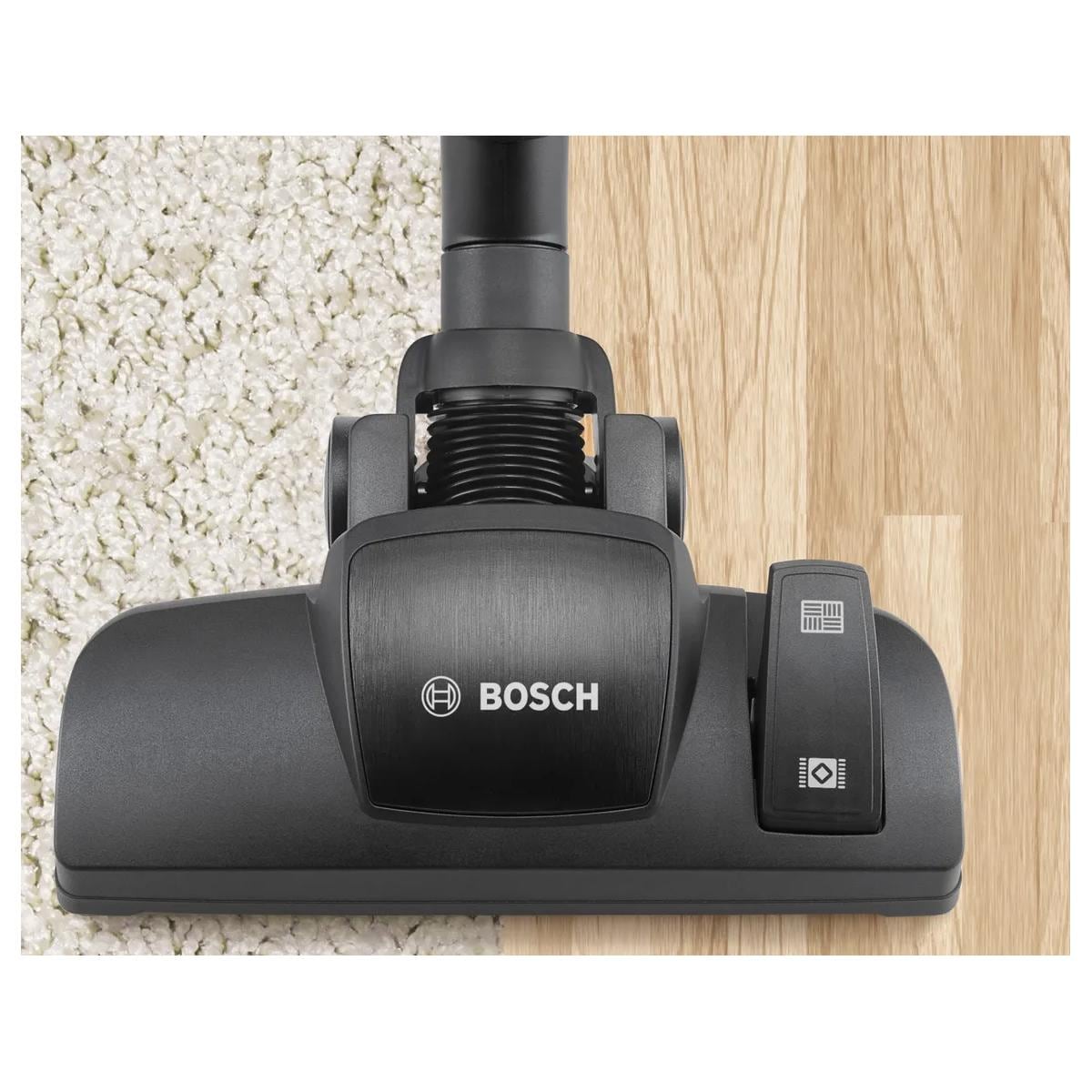 Bosch BGL8XALL Elektroshop 8 Bodenstaubsauger UltraAllergy Serie Hygienefilter, 650W, schwarz mit Wagner Beutel