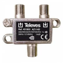 Televes AZ114D 1-fach Abzweiger BK, für CATV (451803)