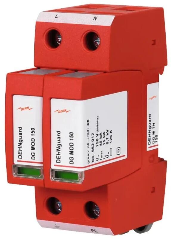 Dehn DEHNguard M TN 150 Überspannungsableiter Typ 2 für einphasige TN-Systeme (952201)