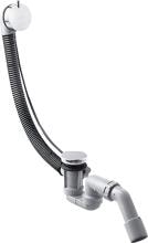 hansgrohe Flexaplus S Komplettset Ablauf- und Überlaufgarnitur für Normalwannen, Chrom, (58150000)