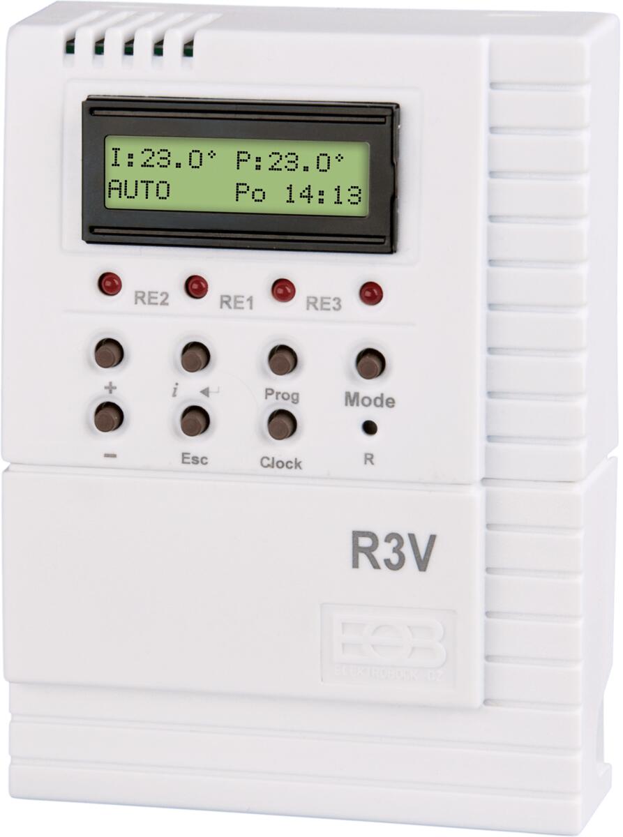 Elektrobock R3V Regler von Dreiwege- / Vierwegeventil, Aufputz, Weiß