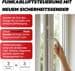 Protector ASF-410 Funk-Abluftsteuerung, Fensterkontaktschalter, weiß (41488)