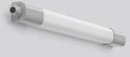 RZB PLANOX ECO Feuchtraumleuchten, L 799, B 62, H 50, Kunststoff (PC) opal, 7,5 / 15 W, 1100 / 2100 lm, 840, grau (451241.009)