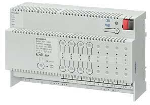 Siemens N 501/01 KNX Kombi-Jalousieaktor für 4 Jalousien, 8 x Binäreingang, 6 A, 4 x AC 230 V, Hutschienenmontage (5WG1501-1AB01)