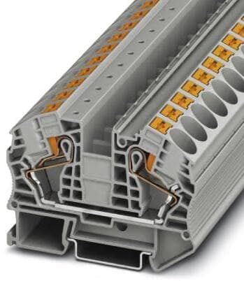 Phoenix Contact PT 16 N Durchgangsreihenklemme grau (3212138), 75,4 mm