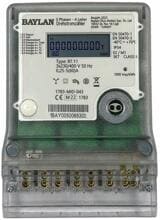 Lauxx Energy BT.11 Drehstromzähler für Zählermontage 3 Punkt, direktmessend bis 100A, interne Uhr (RTC), weiß (32023)
