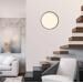 Paul Neuhaus Q BILA LED Deckenleuchte, Smart Home, dimmbar, holzfarben/anthrazit (6071-18)