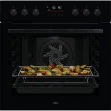 AEG KOMBI425PI EEK: A+ Herdset mit Induktionskochfeld (OU5PE40AK+ OIX64A00XB), 60 cm breit, 71 L, Pyrolyse, schwarz
