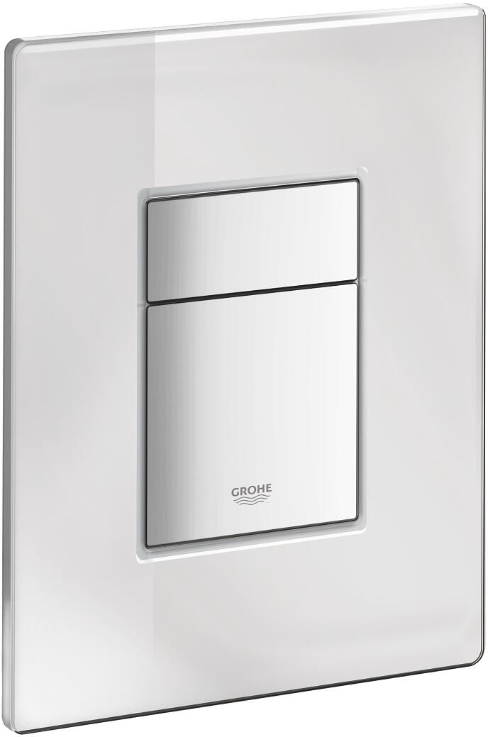 GROHE Skate Cosmopolitan Abdeckplatte, 2-Mengen-Betätigung, EcoJoy, Spiegelglas (389160A0)