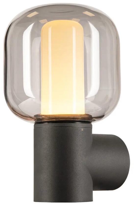 SLV OVALISK Outdoor LED Wandaufbauleuchte, CCT switch 3000/4000K, anthrazit (1004678)