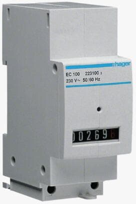 Hager EC100 Betriebsstundenzähler