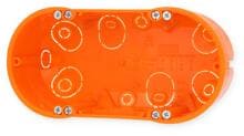 Kaiser 9062-02 Doppel-Geräte-Verbindungsdose, Tiefe: 47mm, orange