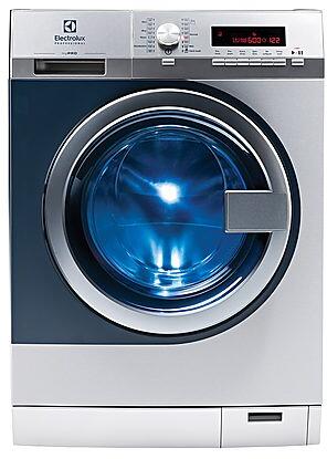 Electrolux Professional myPRO WE170V 8kg Gewerbewaschmaschine, 59,7 cm breit, 1400 U/Min, Absperrventil, inox/dunkelblau