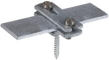 Dehn FBH ZS 30 B6.5X16 HS5X50 STTZN Flachbandhalter für Fl 30mm mit Holzschraube, 5x50mm, St/tZn (286030)