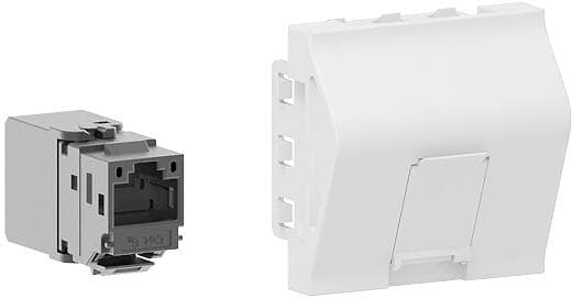 GGK 6632 Datenanschlussdose DA-1-180, 1P, Cat6A, 180°, weiß