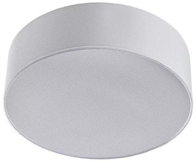 Brumberg TIM Anbauleuchte für E27-LED-Retrofit-Lampen, Stoffschirm, Diffusorscheibe, Ø 400 mm, weiß/nickel matt (57190570)