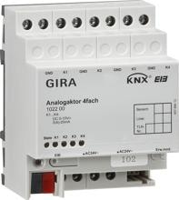 KNX Analogaktor 4fach, Gira 102200