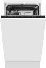 Amica EGSPV 587 916 Vollintegrierter Einbau-Geschirrspüler, 45cm breit, 9 Maßgedecke, Aquastopp, 5 Programme, OpenDry, Besteckkorb (1195100)