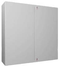 Rittal AX 1110.000 Kompakt-Schaltschrank, BHT: 1000x1000x300 mm, Stahlblech, mit Montageplatte, doppeltürig, zwei Vorreiberverschlüsse