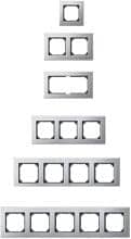 Merten Metallrahmen, M-PLAN, Platinsilber 