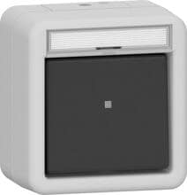Gira Wippschalter AusWe BSF WD AP Grau (310631)