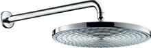 hansgrohe Raindance S Duschkopf 300 1 Strahlart mit Brausearm 39 cm, Metall/Kunststoff, 18 l/min, 300 mm, Chrom, (27493000)