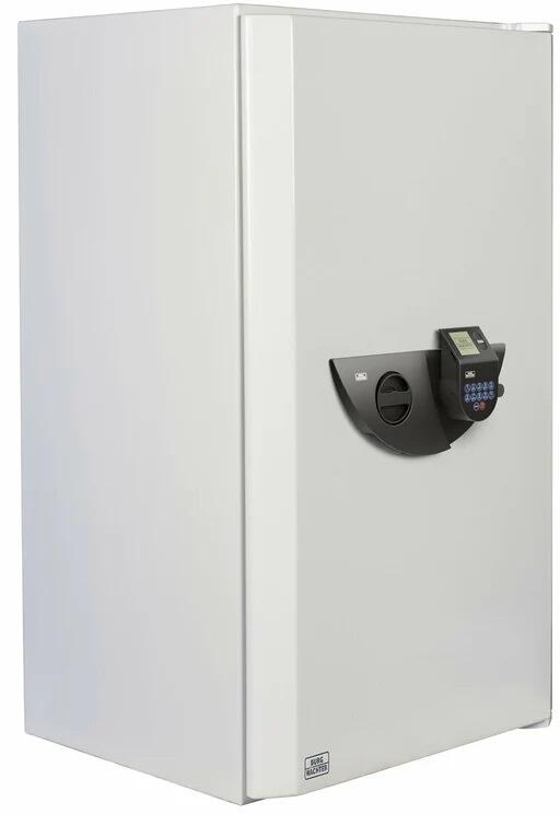Burg Wächter WS Office-Doku 824 E FP Wertschutzschrank, 158,30L, Elektronikschloss mit Fingerscan, Stahl, hellgrau (41900)