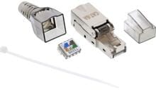InLine RJ45 Stecker Cat.6A 500MHz, feldkonfektionierbar, geschirmt (76204A)