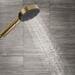 hansgrohe Pulsify Select S Duschkopf 105 3 Strahlarten Relaxation, Kunststoff, 11,4 l/min, 105 mm, Brushed Bronze, (24110140)