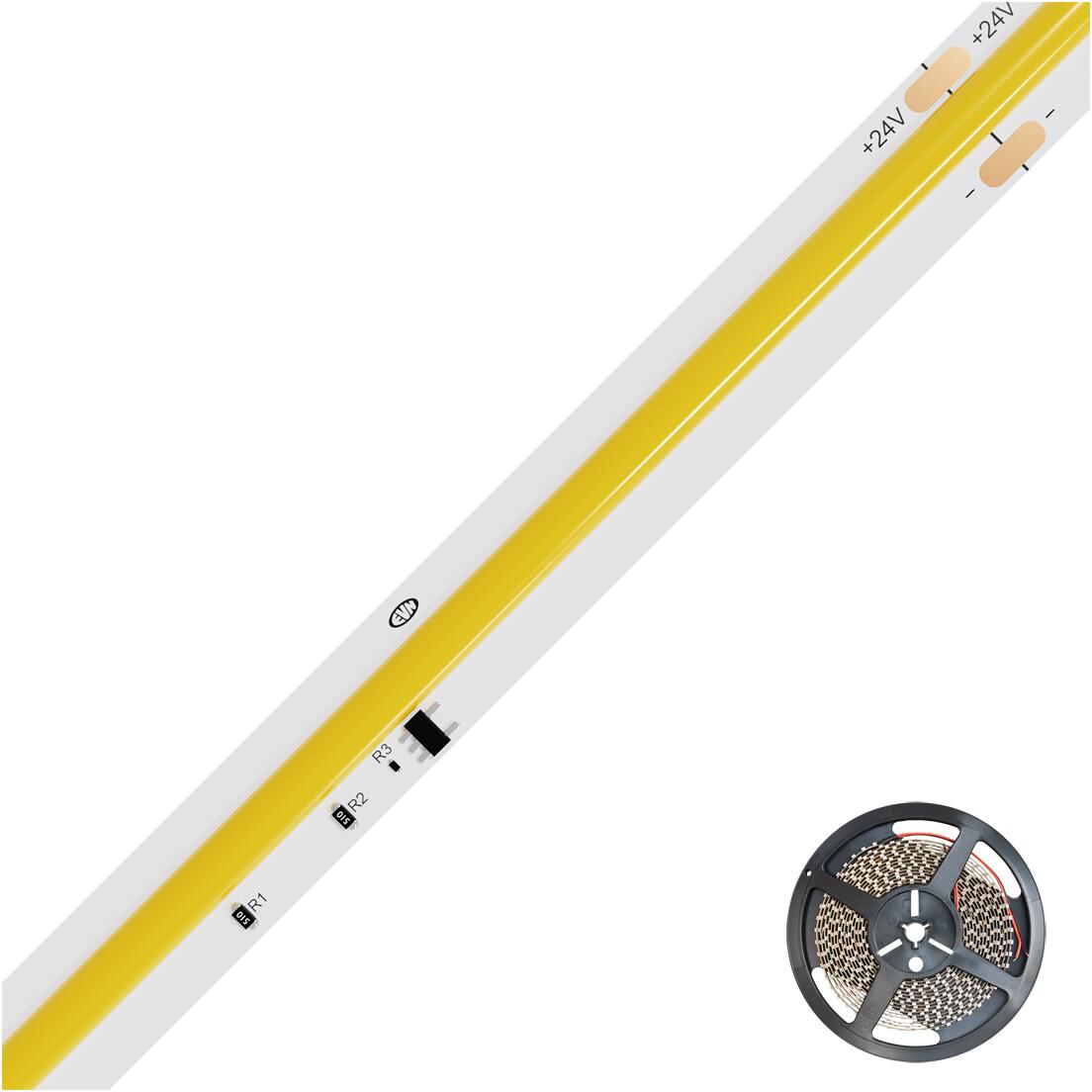 EVN COB-Serie LED-Strip, IP20, 24V/DC, 8W/m, 810lm/m, 5m (C20242450802)