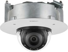 Hanwha Vision 4K-Netzwerk-IR-Dome-Kamera, 2,8-8,4mm (3x) motorisiertes Gleitsichtvarifokal, IR 40m, Tag & Nacht, extremer WDR, IP52, IK10, weiß (XND-9082RF)