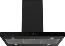respekta Cara CH44199GISS-20 Inselhaube, 90 cm breit, 561,7 m³/h, TouchControl, 9 Leistungsstufen, LED Beleuchtung, Nachlauftimer, schwarz matt