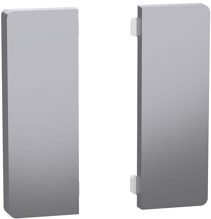 Merten MEG6192-6036 Tastsensor Flex, System Design, KNX, 2fach, Wippe, Edelstahl