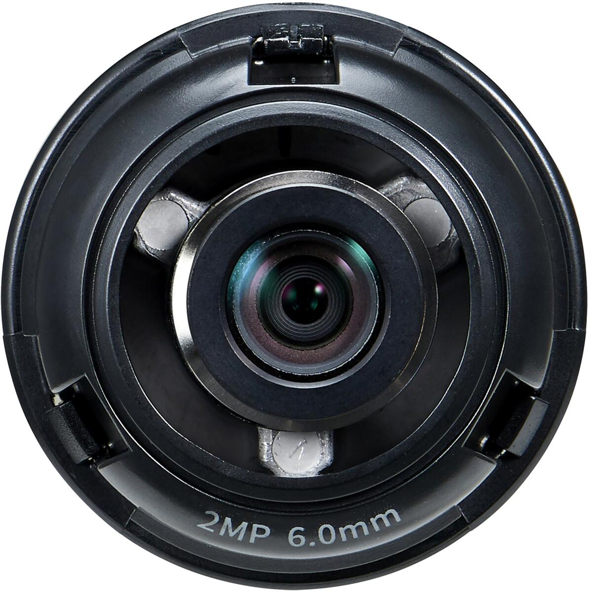 Hanwha Vision austauschbares 2MP Objektiv 6,0mm für PNM-9320VQP, elektrische Tag-/Nachtfunktion, schwarz (SLA-2M6000P)