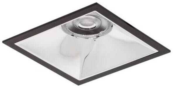 Brumberg APOLLO MIDI LED-Einbaudownlight 230 V AC, 50 Hz, 3.500K, 14,5W, 1916lm, 55°, CRI > 90, quadratisch, schwarz struktur (40643185)
