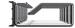 Enoc Querrangierpanel, 1 HE, Metall, Schwarz/Chrom (CPM 01-S)