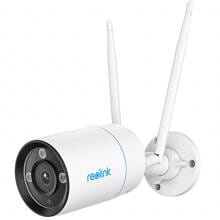 Reolink W330 4K 8 MP Dualband WLAN Überwachungskamera mit Nachtsicht in Farbe, weiß