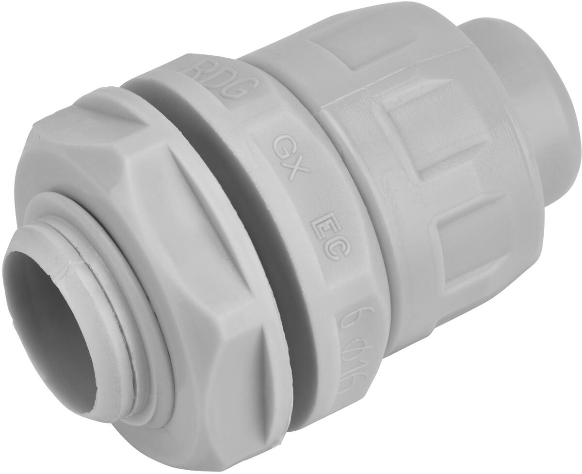 Fränkische RCX-MG-32-80066.5 Kunststoff-Verschraubung, M40 x 1,5, 11mm, 56,5mm, grau (4961780066), 5 Stck.