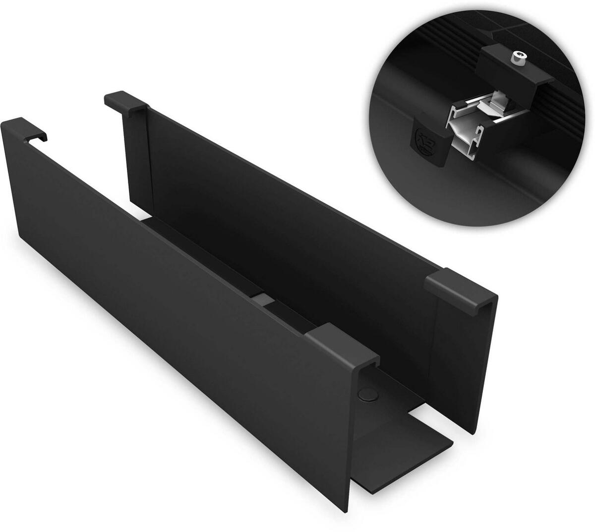 K2 Systems 2003523 BlackCover SingleRail 36, Abdeckung, schwarz