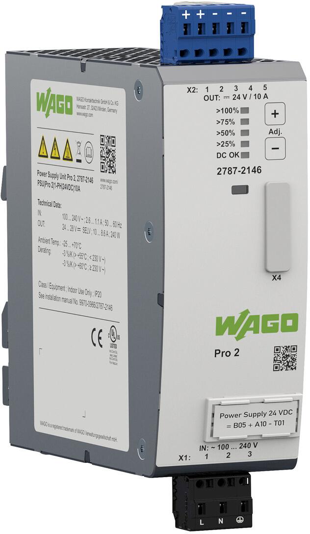 WAGO GmbH & Co. KG - Gleichstromversorgung Stromversorgung 787-1012 WAGO GmbH & Co. KG - Gleichstromversorgung Stromversorgung 787-1012