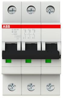 ABB S203M-B32 Sicherungsautomat, 3-polig, 32A (2CDS273001R0325)